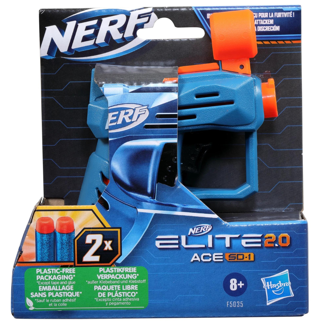 NERF Kids Elite 2.0 Ace SD-1 Blaster With 2 Darts