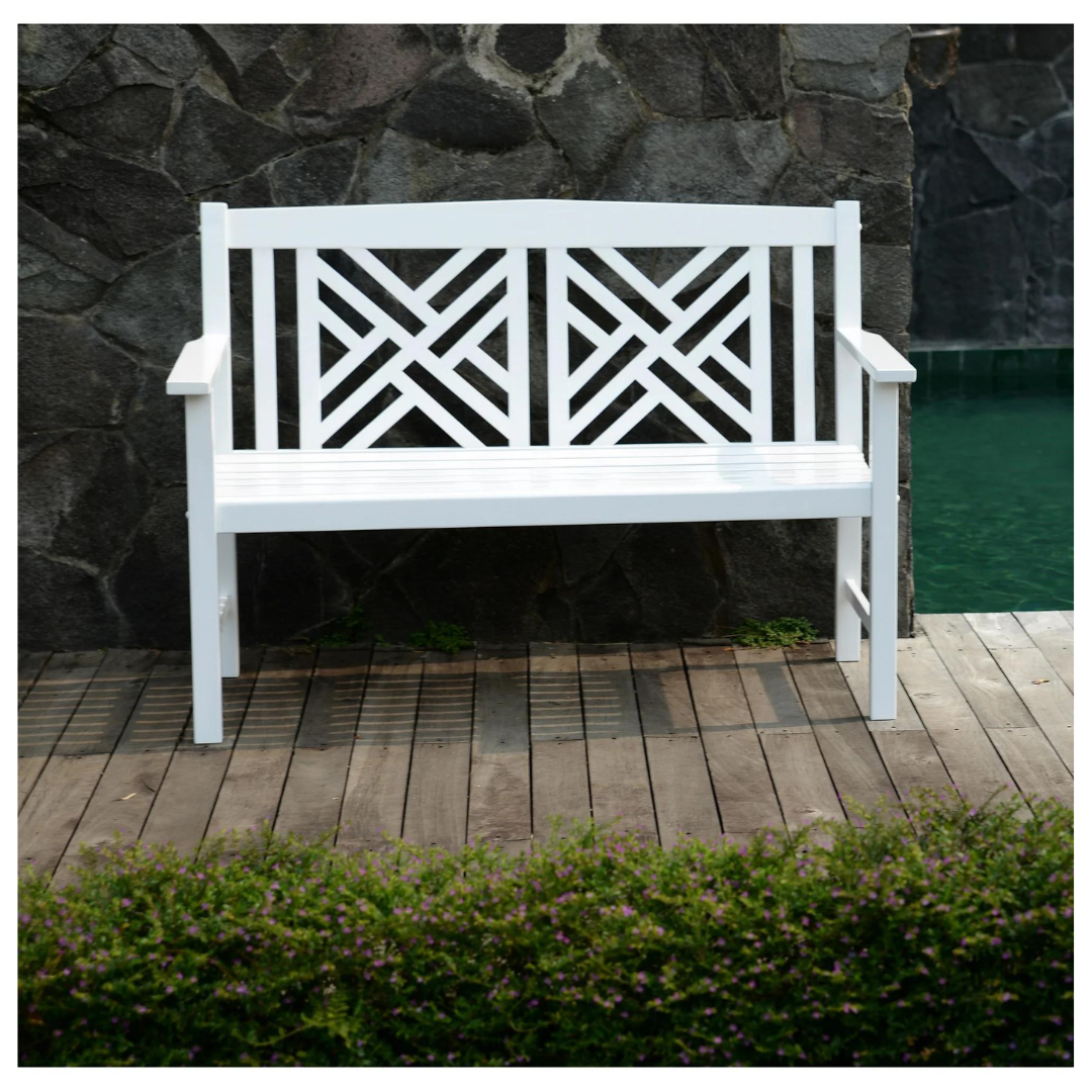 Mainstays 4' Lattice Loveseat Bench