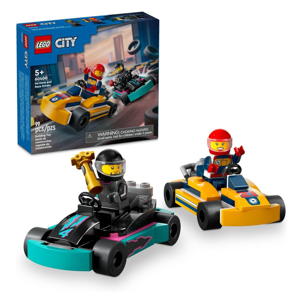 LEGO City Go-Karts And Race Drivers Toy Set (60400)