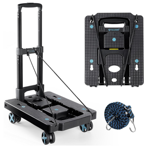 Portable Dolly Cart With Adjustable Handle