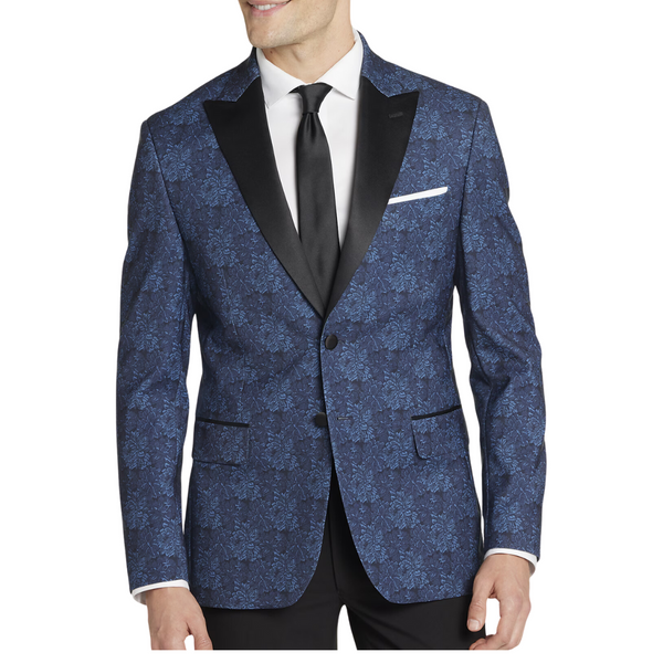 Egara Slim Fit Peak Lapel Dinner Mens Jacket (Various)