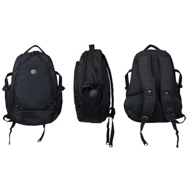 All-In-1 Multi-Compartment Laptop Backpack (Classic Black, One Size)