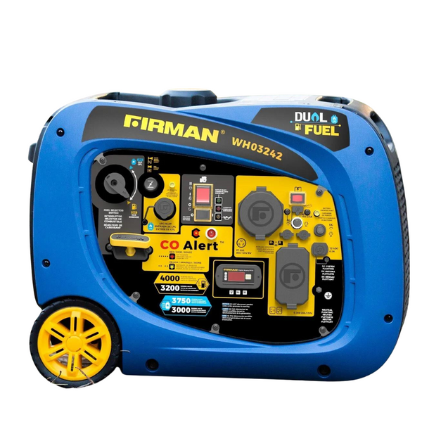 Firman 3200/4000W 30A Electric Start Dual Fuel Inverter Generator [Certified Refurb]