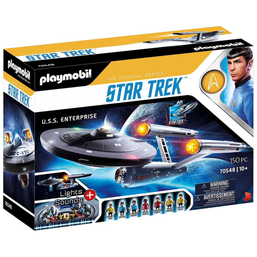 Playmobil Star Trek U.S.S. Enterprise NCC-1701 Toy Figure Set