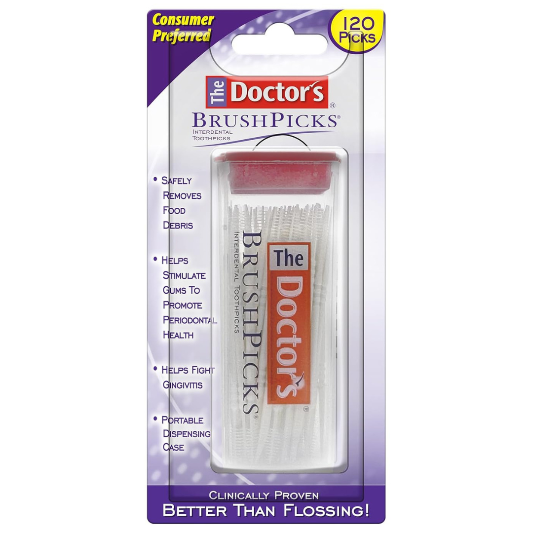 120-Count The Doctor's BrushPicks Interdental Toothpicks