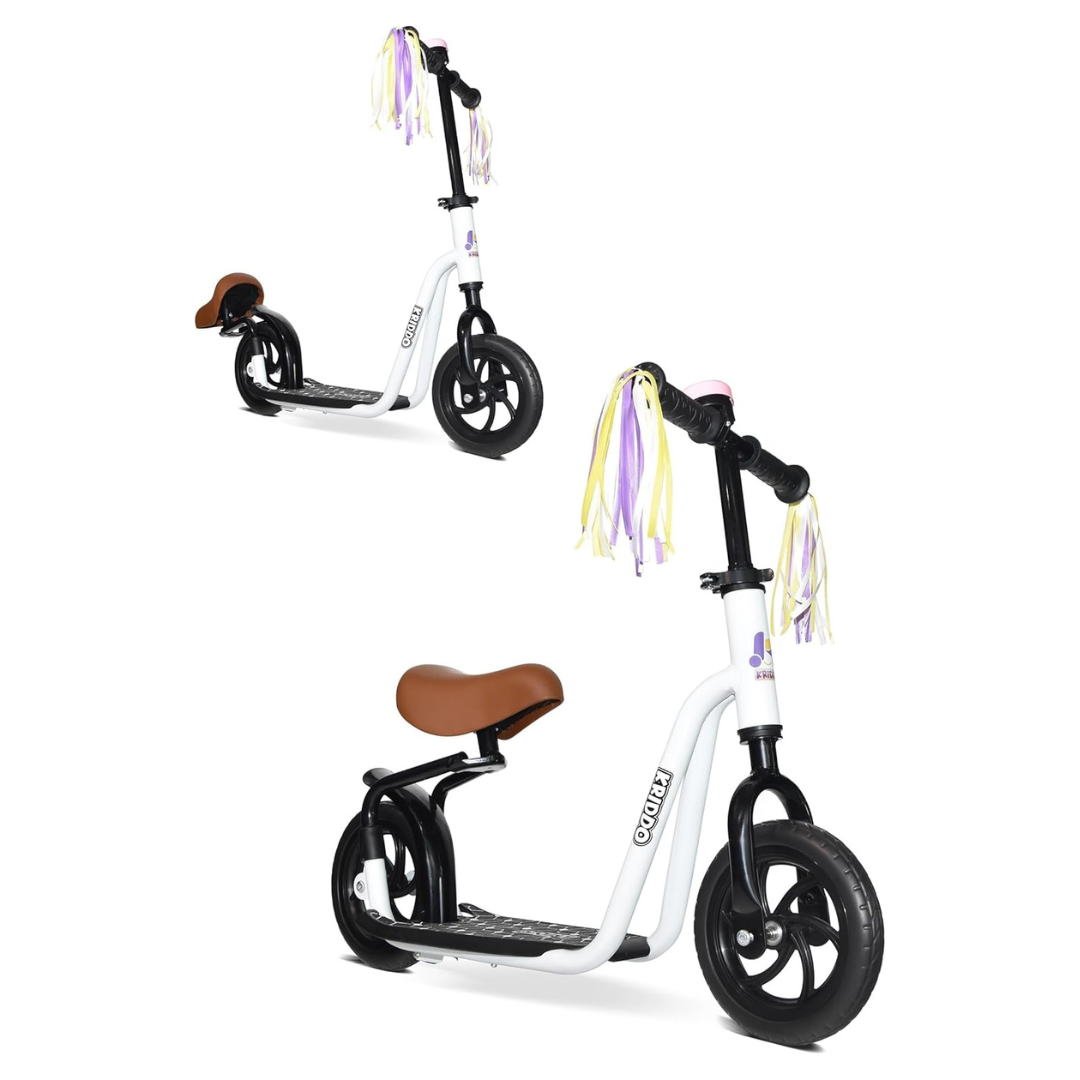 2-In-1 Kids Kick Scooter And Balance Bike With Foot Brake