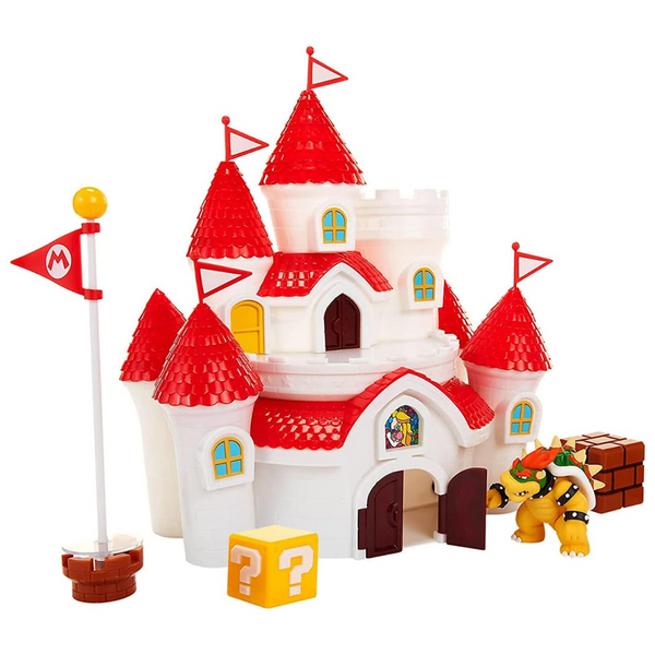 Super Mario Mushroom Kingdom Castle Figure Playset