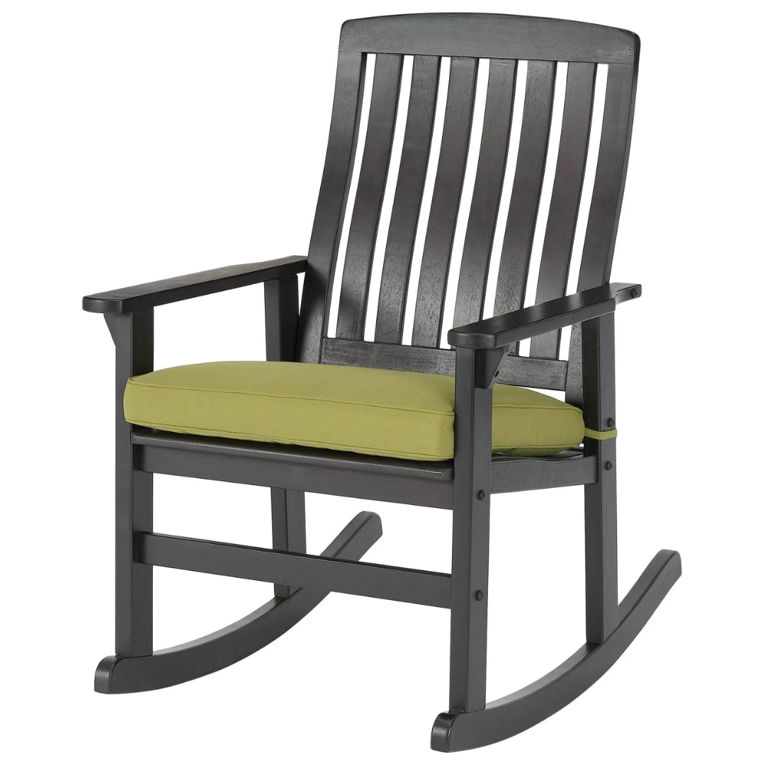 Better Homes & Gardens Delahey Outdoor Wood Rocking Chair