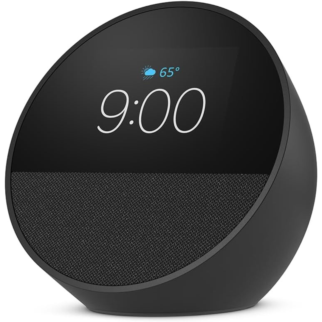 All-new Amazon Echo Spot (2024 Release), Smart Alarm Clock With Vibrant Sound + Alexa