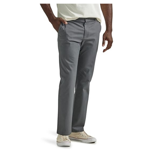 Lee Men's Extreme Motion Flat Front Slim Straight Pant