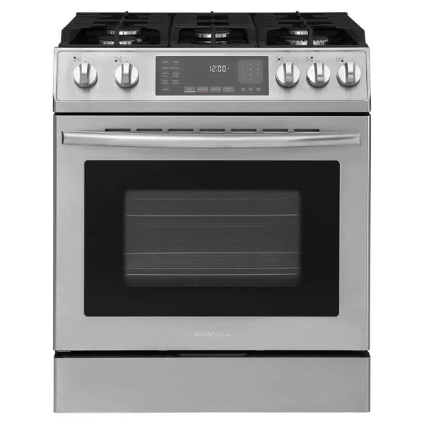 Insignia 4.8 Cu. Ft. Slide-In Gas Convection Range With Self Clean & Air Fry