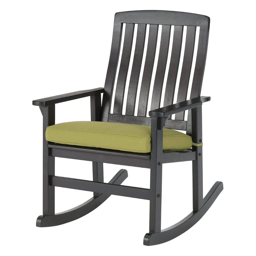 Better Homes & Gardens Delahey Outdoor Wood Rocking Chair