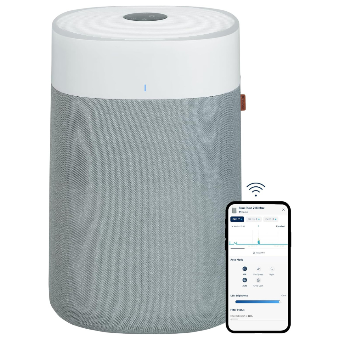 Blueair Blue Pure 211i Max HEPASilent Smart Large Room Air Purifier