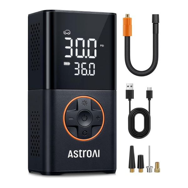 AstroAI L7 Tire Inflator Portable Air Compressor with LED Lights Air Pump