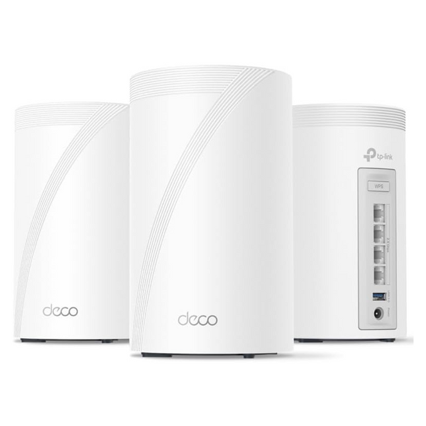 3-Pack TP-Link Deco BE63 Tri-Band WiFi 7 BE10000 Home Mesh System