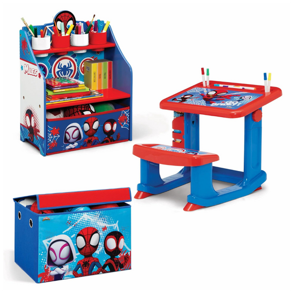 3-Piece Disney Spidey & His Amazing Friends Art & Play Room-In-A-Box