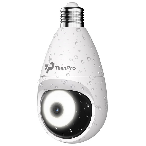 IP65 Waterproof 3K Light Bulb 5MP Security Camera