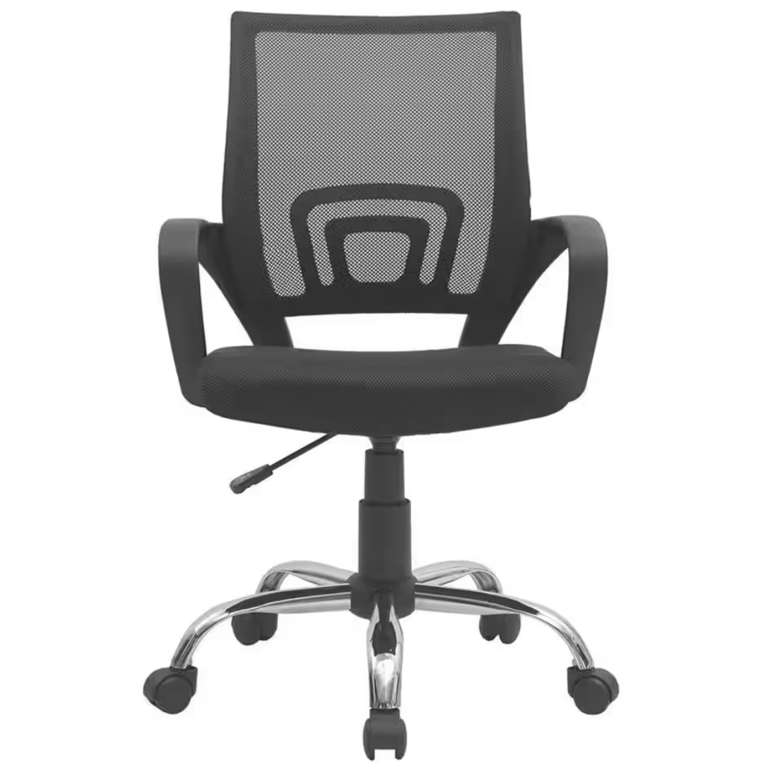 Homestock Executive Office Mesh Mid-Back Swivel Chair With Armrest