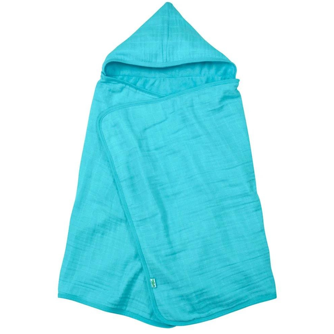 Green Sprouts, Towel Hooded Cotton Aqua