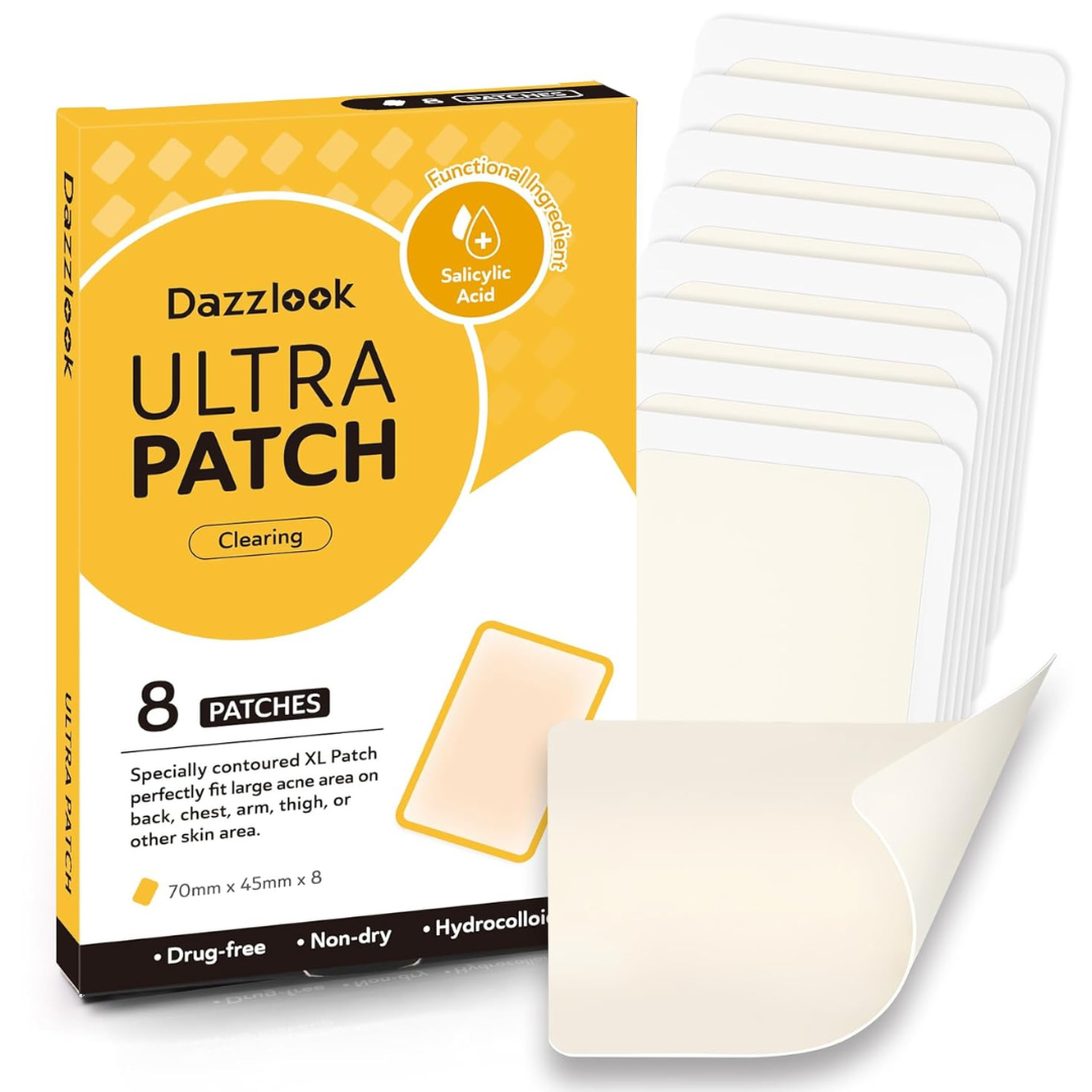 8-Counts Invisible Hydrocolloid Ultra XL Pimple Patches