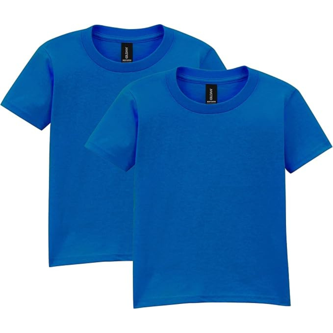 2-Pack Gildan Unisex Youth Toddler Classic Fit T-Shirt