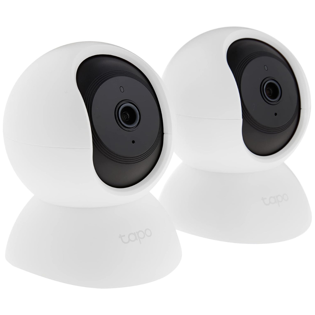 2-Pack TP-Link Tapo C210 3MP Pan & Tilt Wi-Fi Security Camera