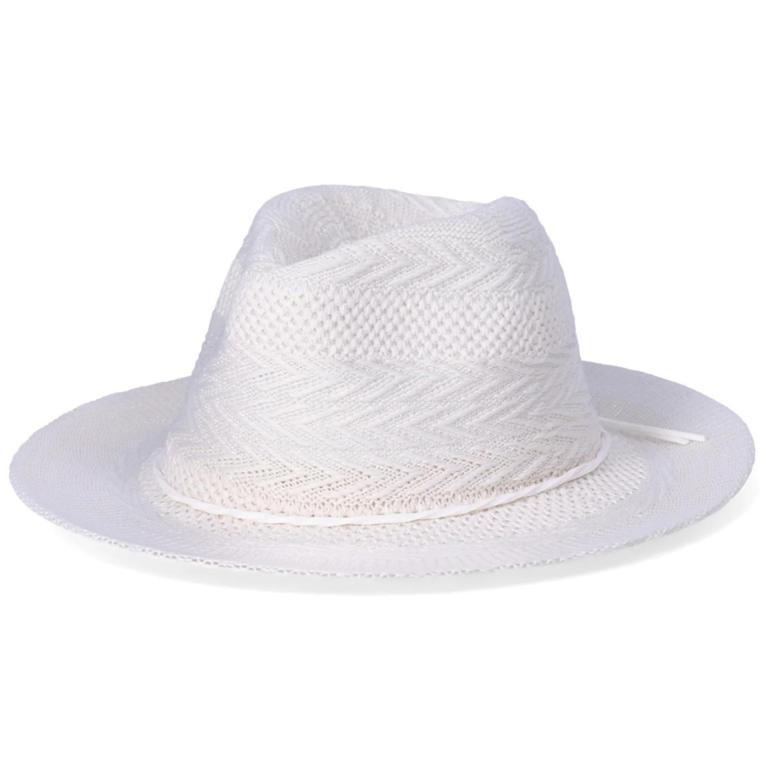 Time And Tru Women's Polyester Knit Fedora Hat