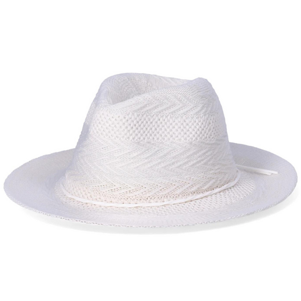 Time And Tru Women's Polyester Knit Fedora Hat