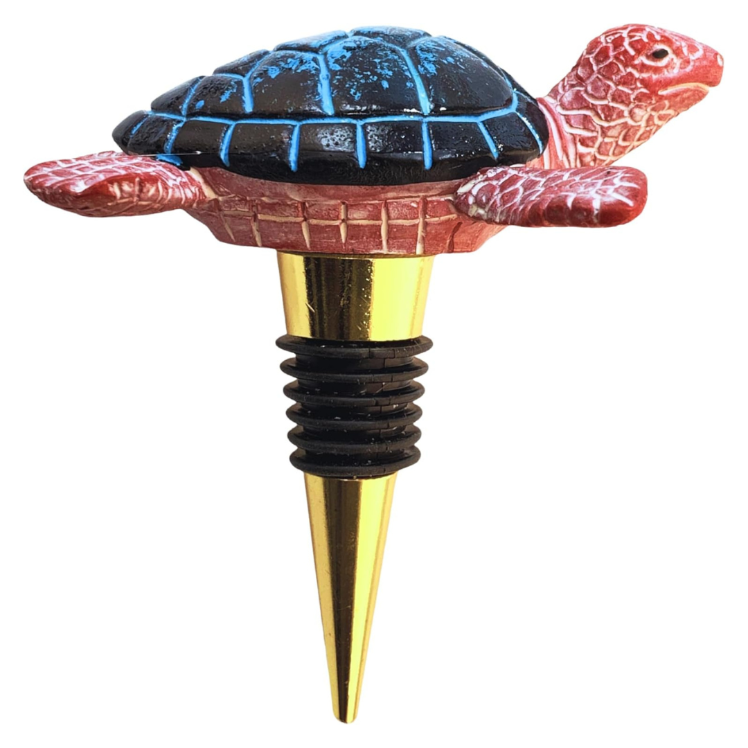 3.5" Tall Sea Turtle Wine Bottle Stopper