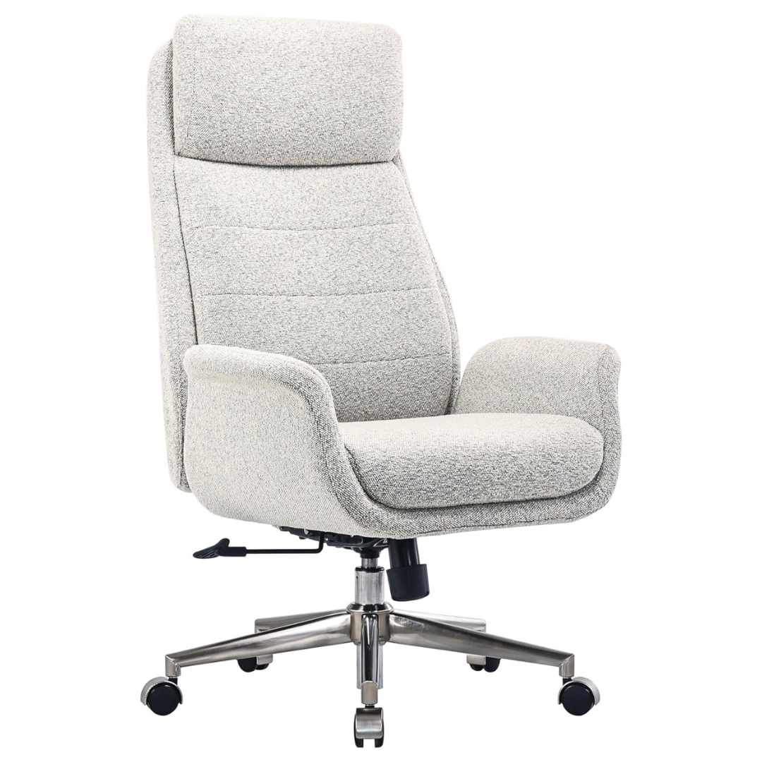 Realspace Modern Comfort Pizana Boucl Fabric High-Back Office Chair