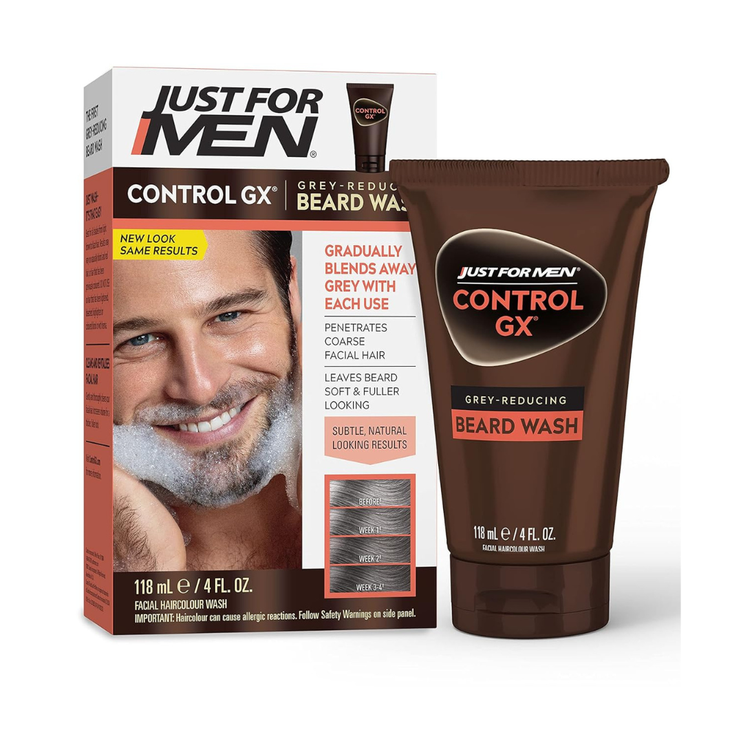 Just For Men Control GX Grey Reducing Beard Wash Shampoo