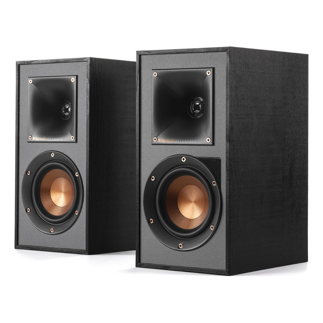 Klipsch R-41PM 2-Way Powered Bluetooth Bookshelf Speakers (Pair)