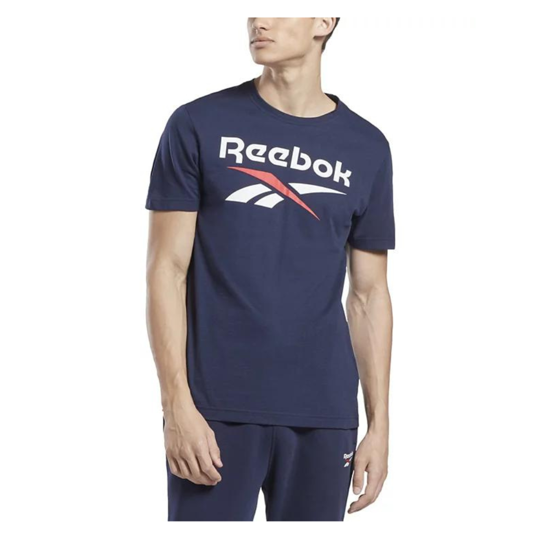 Reebok Men's Slim-Fit Identity Big Logo Short-Sleeve T-Shirt