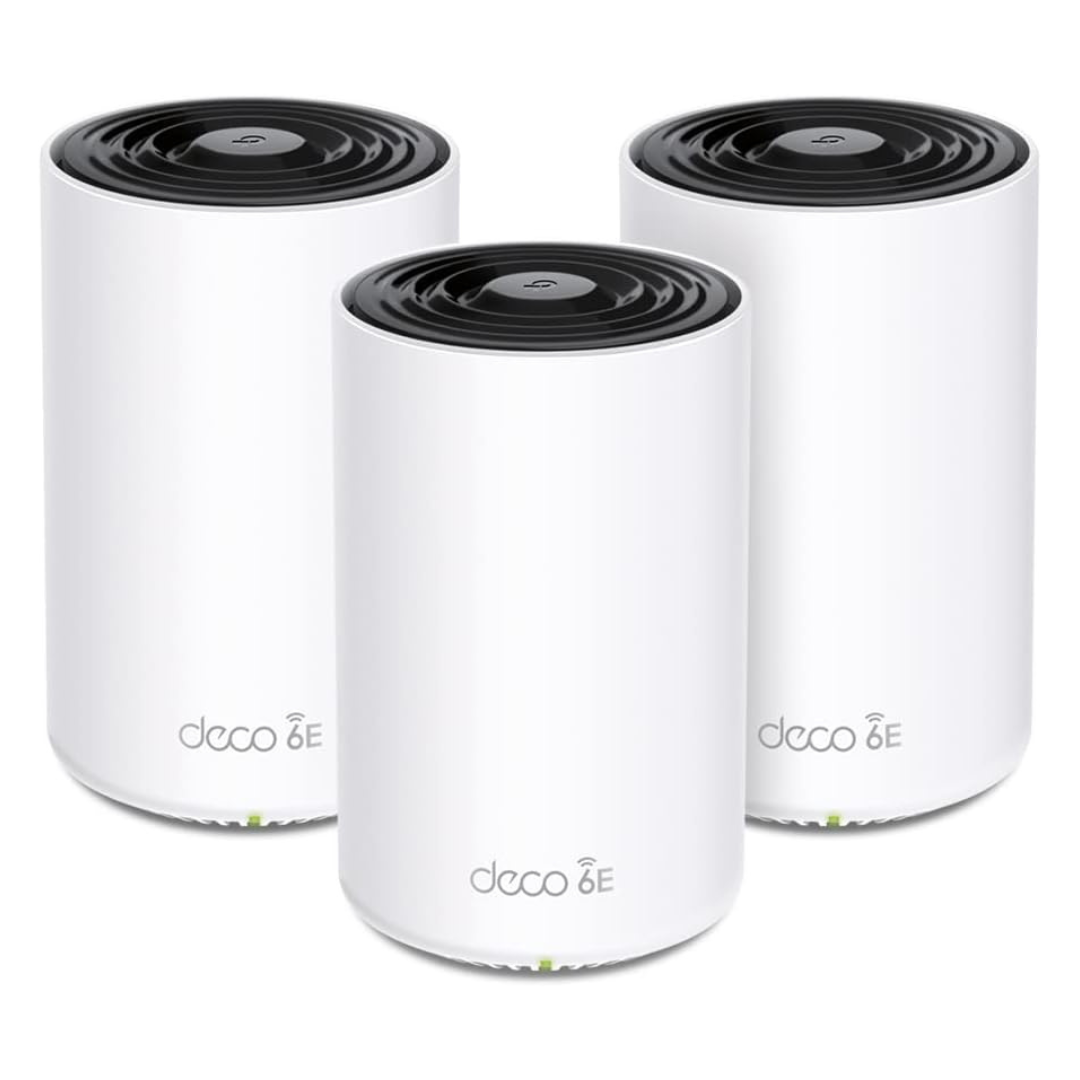 3-Pack TP-Link Deco AXE5400 Tri-Band WiFi 6E Mesh System