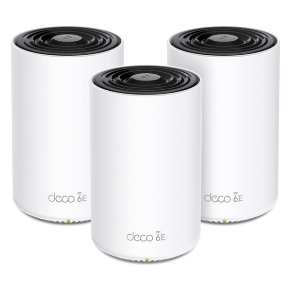 3-Pack TP-Link Deco AXE5400 Tri-Band WiFi 6E Mesh System