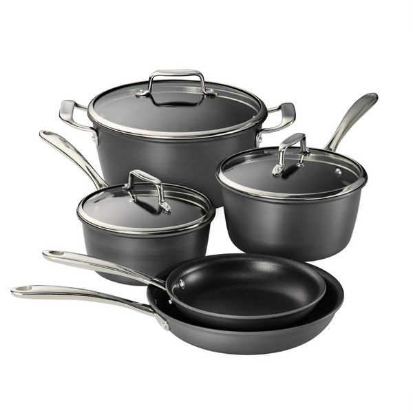 8-Piece Tramontina Gourmet Hard Anodized Nonstick Cookware Set