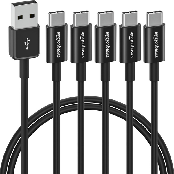 Amazon Basics 3ft USB-C to USB-A 2.0 Fast Charger Cable