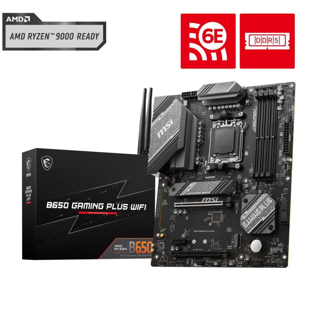 MSI B650 Gaming PLUS Wifi AM5 SATA 6Gb/s ATX Motherboard