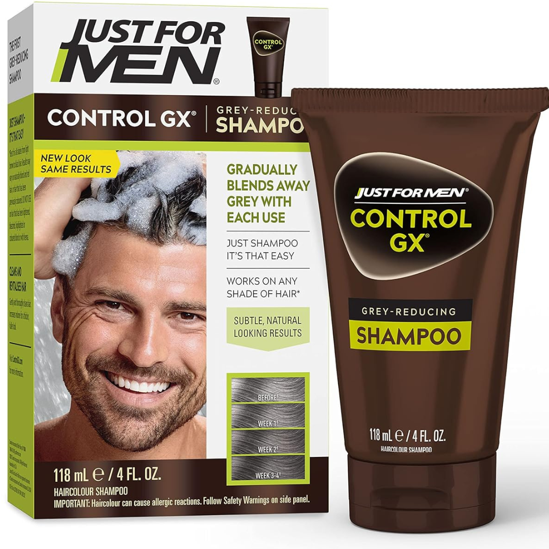 Just For Men Control GX Grey Reducing Shampoo, 4 Fl Oz