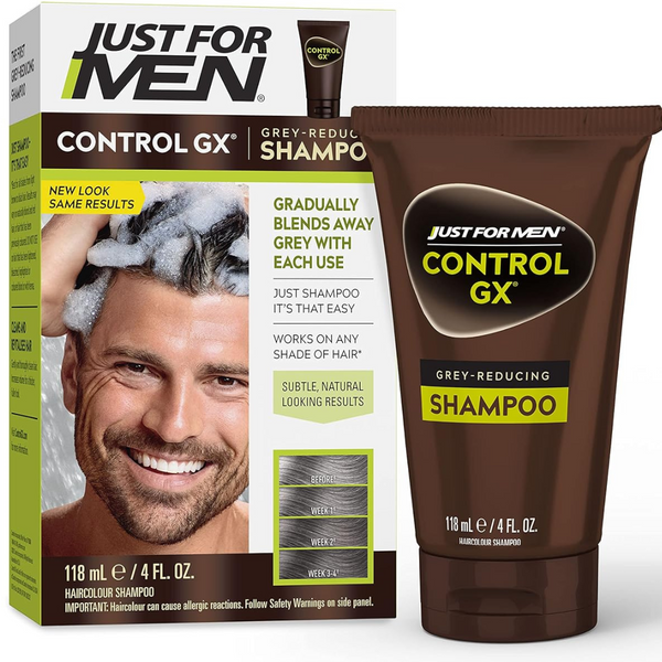 Just For Men Control GX Grey Reducing Shampoo, 4 Fl Oz