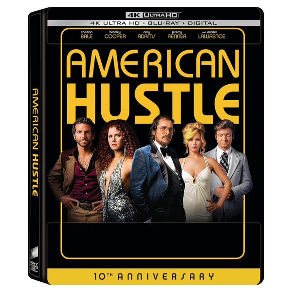 American Hustle 10th Anniversary SteelBook (4K Ultra HD + Blu-ray + Digital)