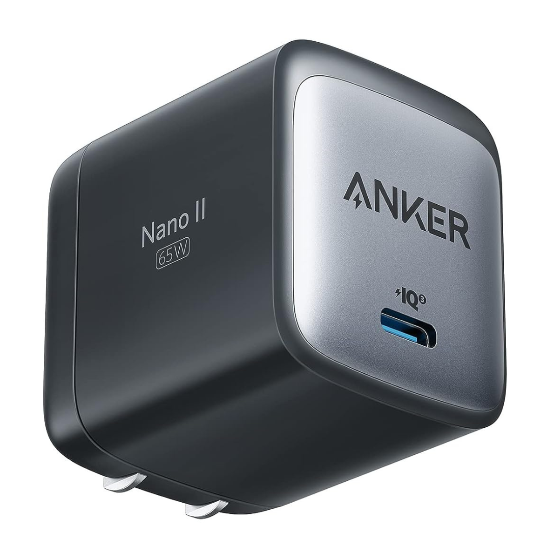 Anker 715 Nano II 65W GaN II PPS USB-C Fast Charger Adapter