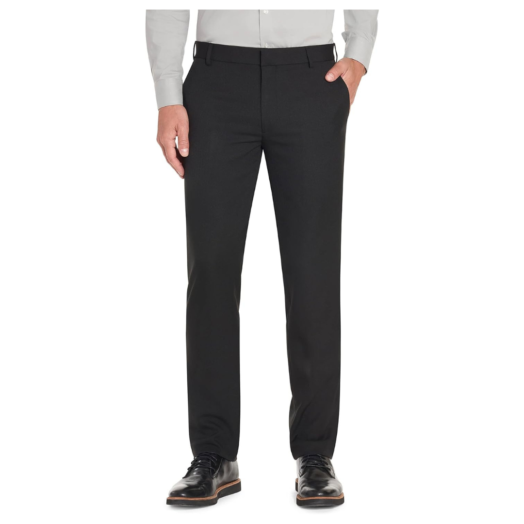 Van Heusen Men’s Slim Fit Stretch Flat Front Traveler Pants