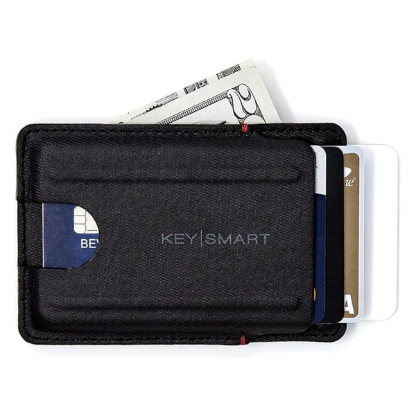 KeySmart TecTuff Leather Minimalist Slim Front Pocket Wallet