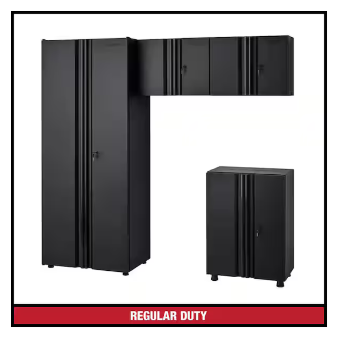 Husky 4-Piece Regular Duty Welded Steel Garage Storage System