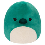 Squishmallows Original 14" Selassi Green Platypus With Fuzzy White Belly