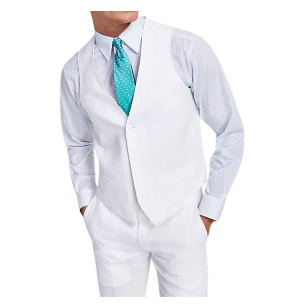 Bar III Men's Slim-Fit Linen Suit Vest