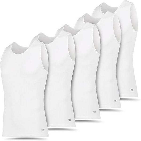 5-Pack Levi's Men's Ribbed Cotton Tank Tops