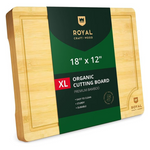 Royal Craft Wood Extra Large Bamboo Serving & Chopping Board