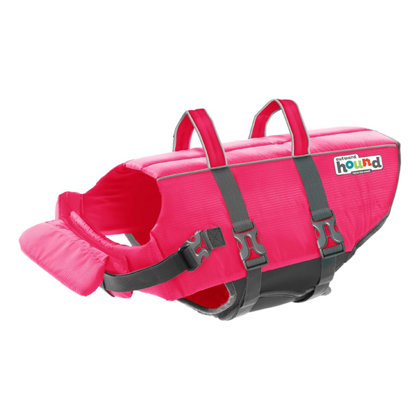 Outward Hound Granby Splash Pink Dog Life Jacket